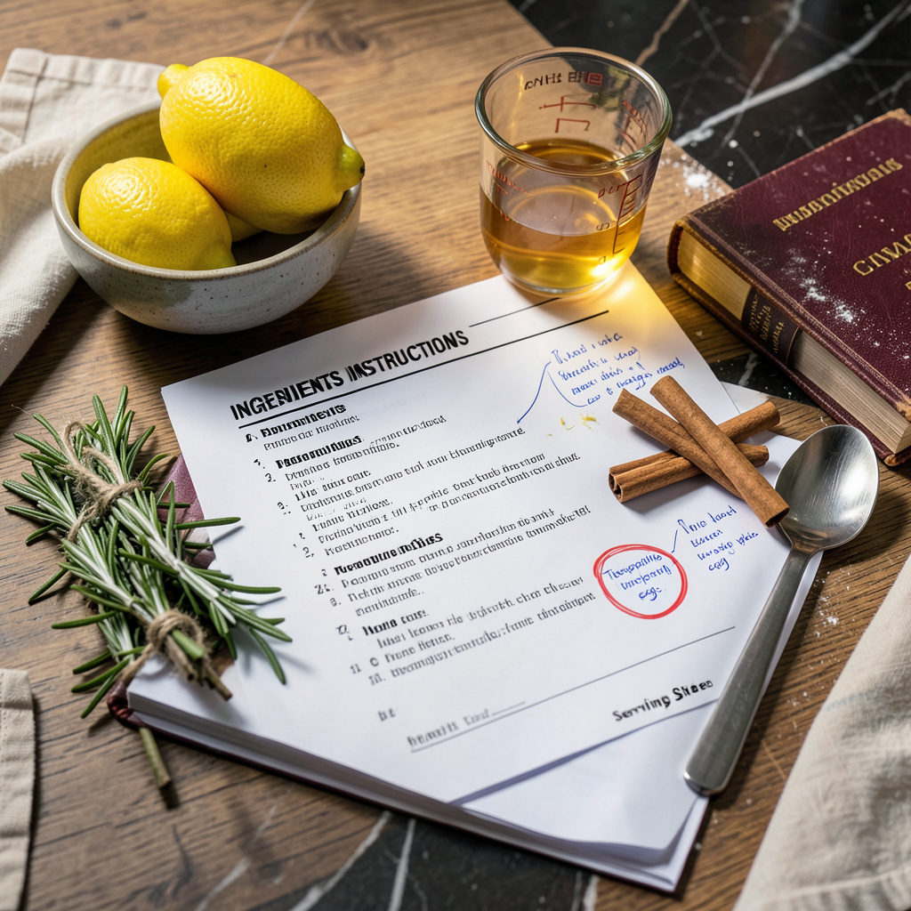 Recipe Example With Method Reading a Recipe Worksheet: Step-by-Step Guide for Perfect Results